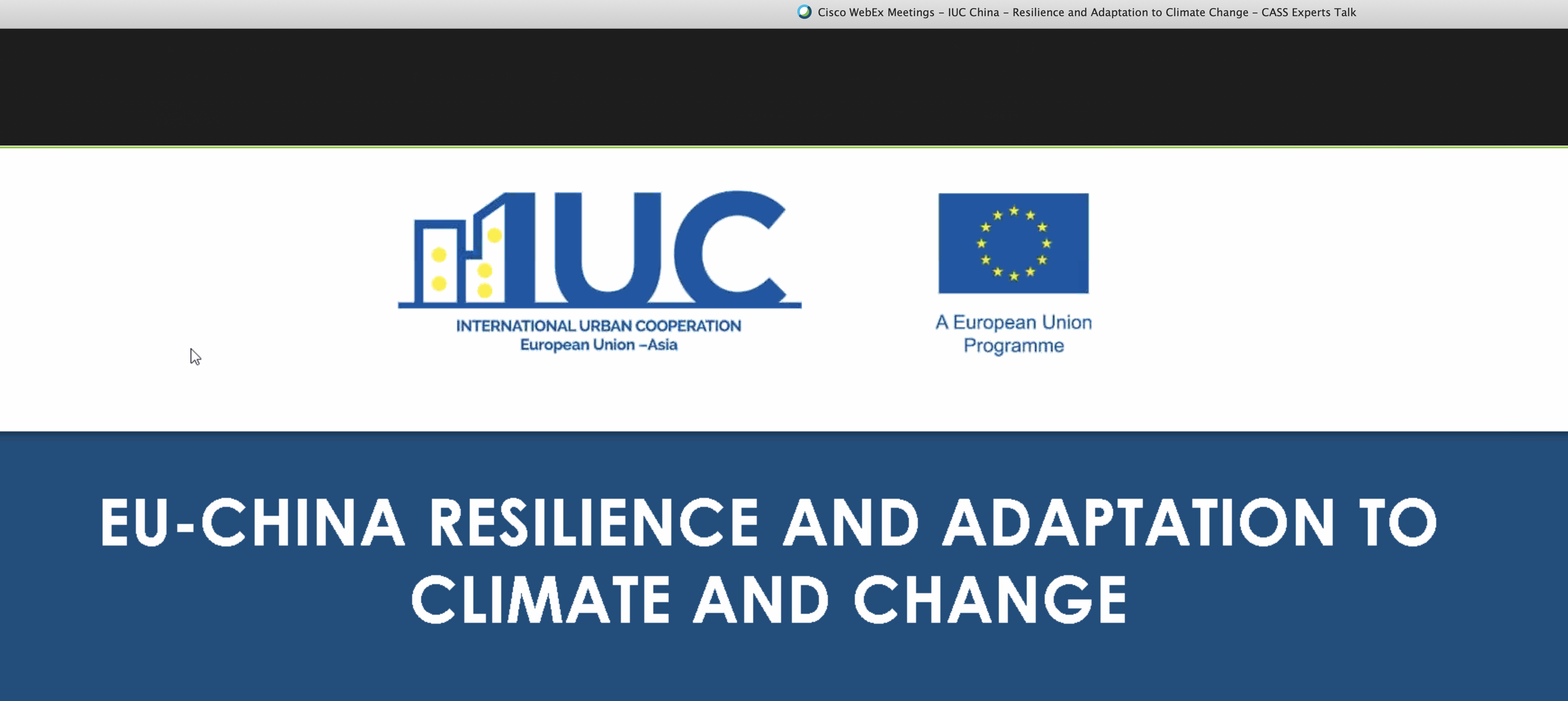 Publication: “EU-China Urban Climate Change Adaption: Policy and Practice”