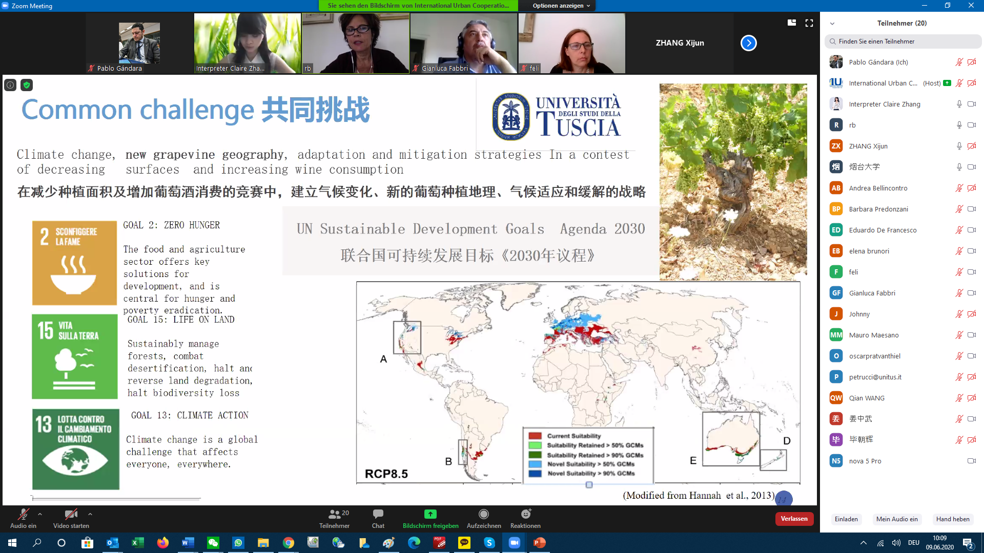 Rome-Yantai University Research & Academic Education Cooperation on Urban Agriculture